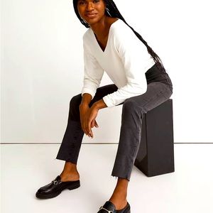 Stovepipe Jeans in Banberry Wash: Raw-Hem Edition.